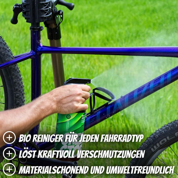 Green Stoff Bio Fahrradreiniger Anwendung